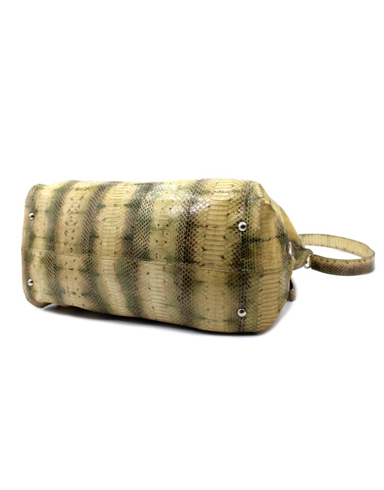 Ferragamo Shopping Serpente Beige