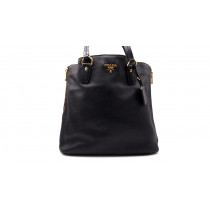 Prada Shopping Pelle Nera