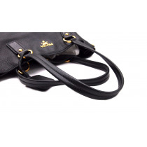 Prada Shopping Pelle Nera