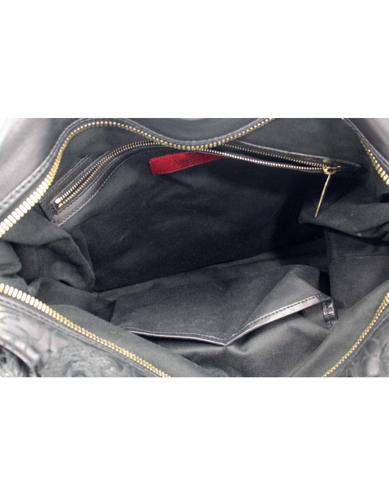 Valentino Shopping Pelle Nera
