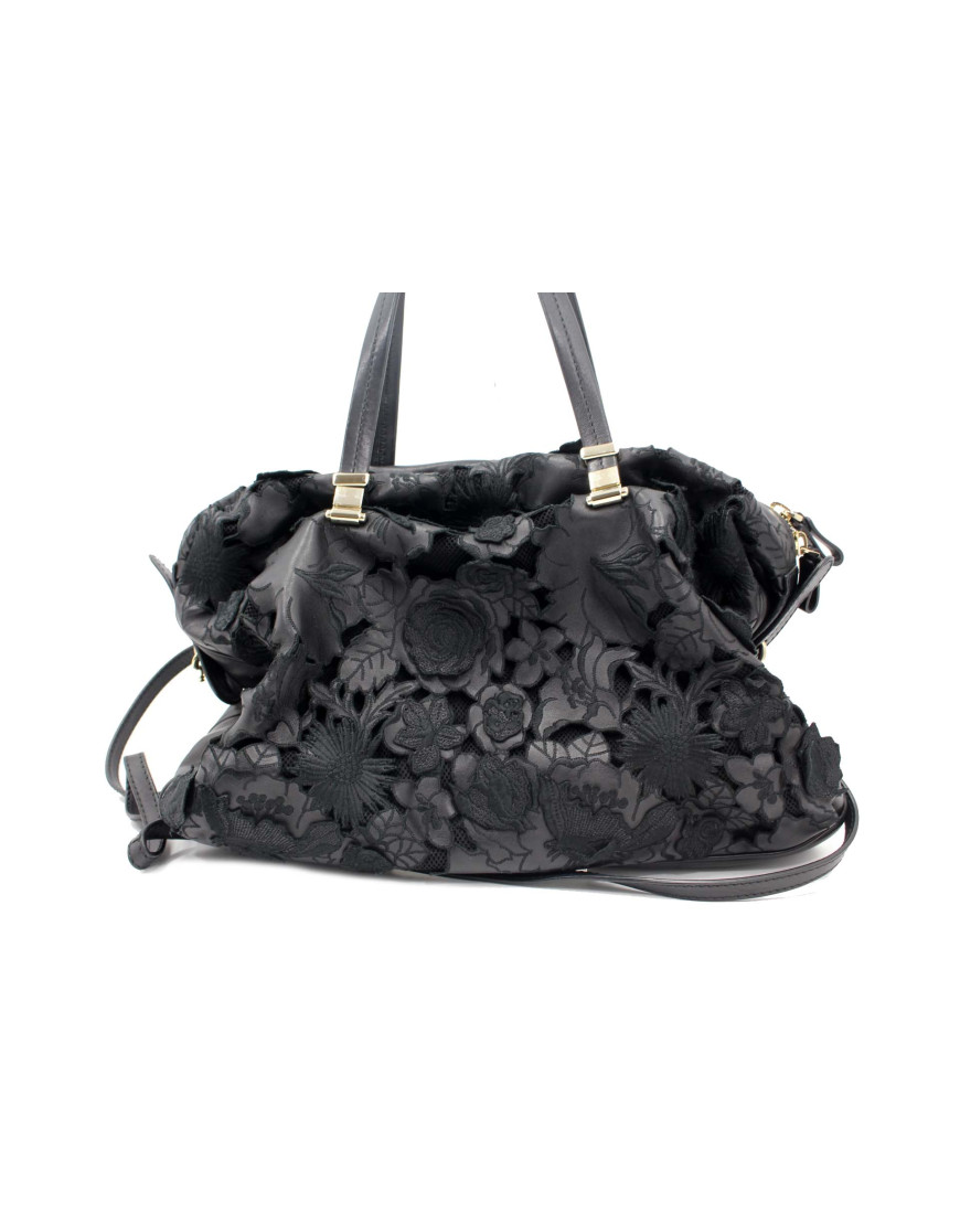 Valentino Shopping Pelle Nera