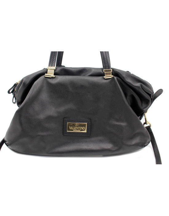 Valentino Shopping Pelle Nera