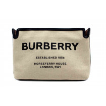 Burberry Pochette Tela Bianca