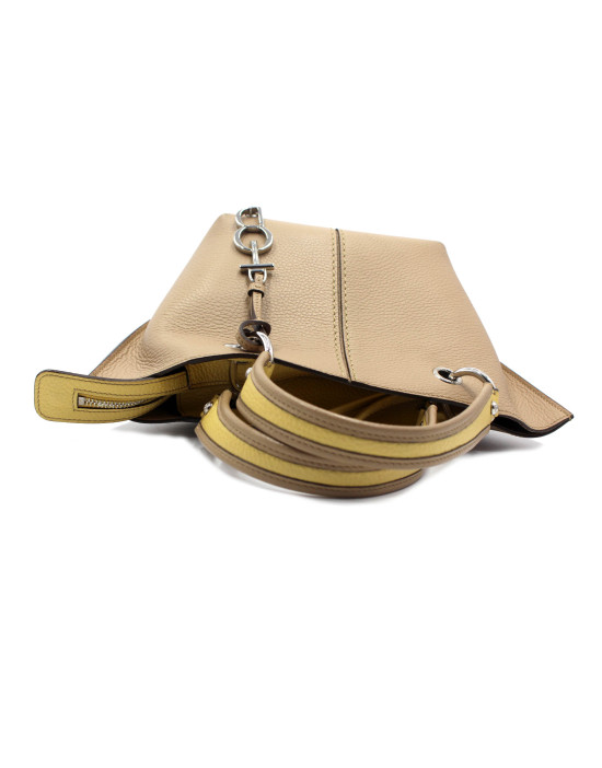 Tod's Mini Joy Pelle Crema e Beige