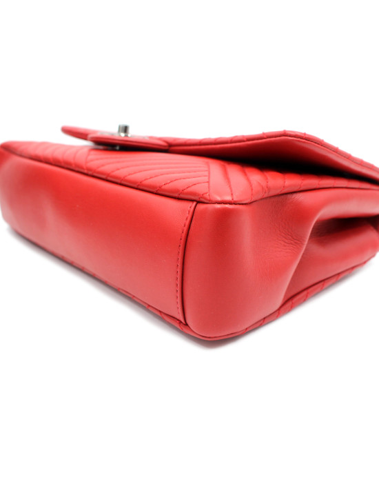 Chanel Chevron Pelle Rossa
