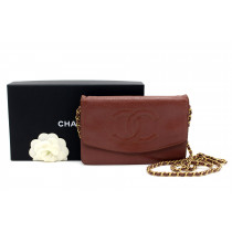 Chanel Woc Pelle Marrone