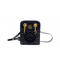 Gucci Marmont Mini Bag Pelle Nera