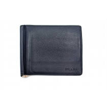 Prada Portacarte Pelle Saffiano Blu