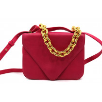 Bottega Veneta Tracolla Pelle Fucsia