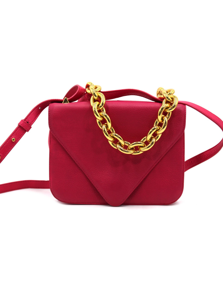 Bottega Veneta Tracolla Pelle Fucsia