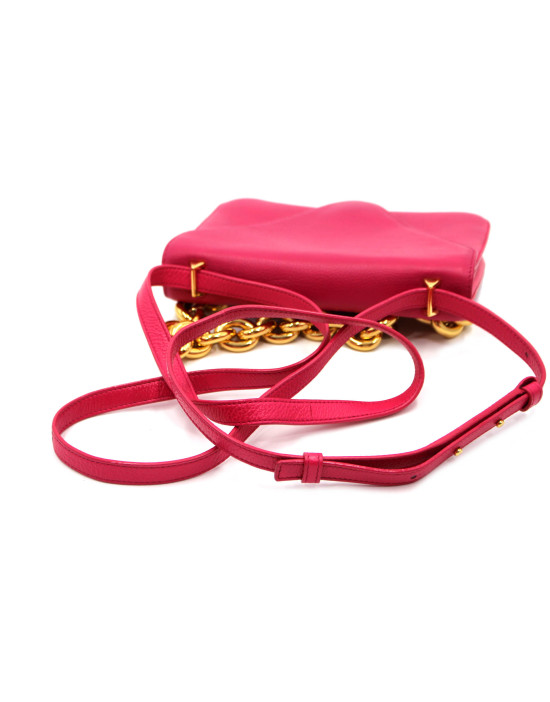 Bottega Veneta Tracolla Pelle Fucsia