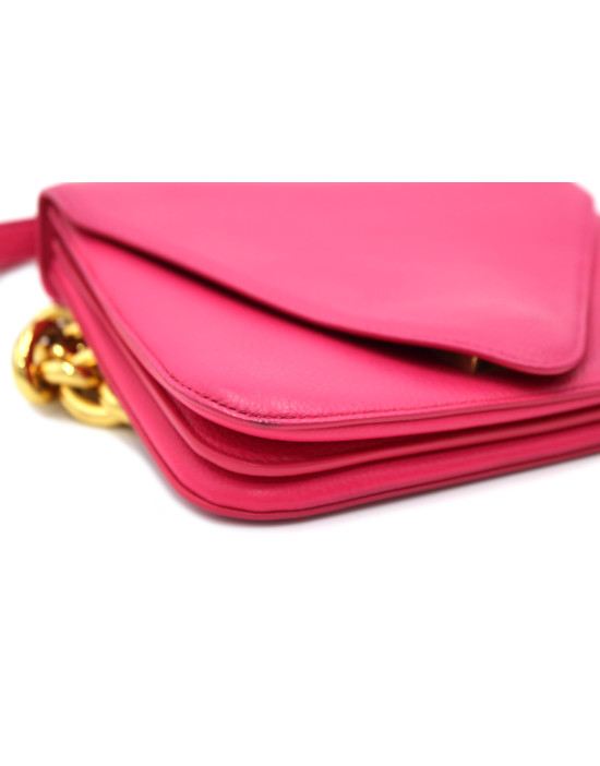 Bottega Veneta Tracolla Pelle Fucsia