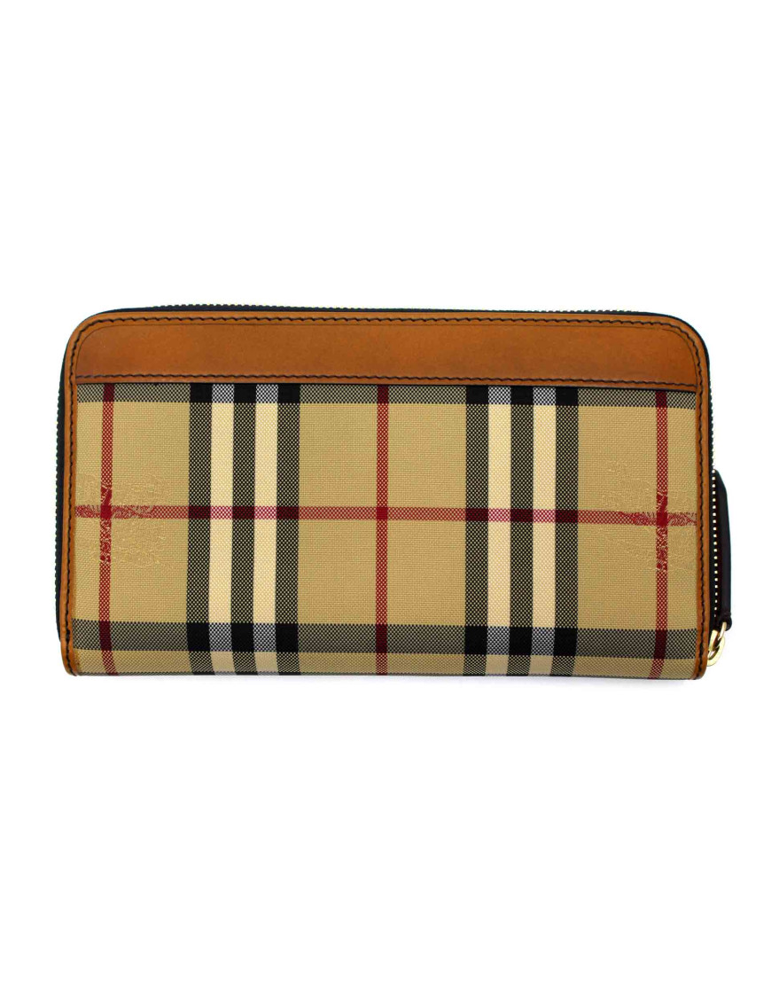 Burberry Portafoglio Check Beige