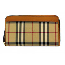 Burberry Portafoglio Check Beige