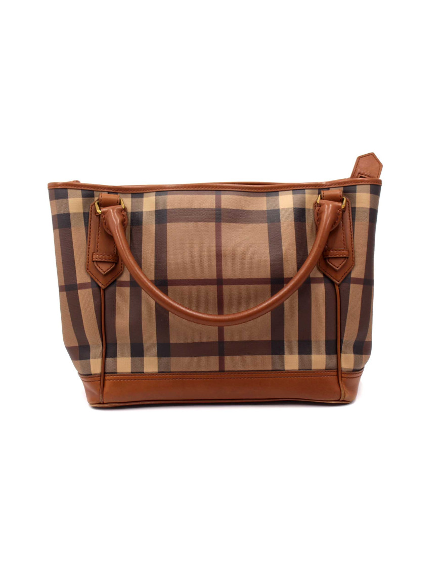 Burberry Shopping Check Marrone