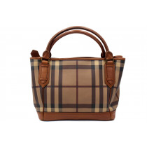 Burberry Shopping Check Marrone