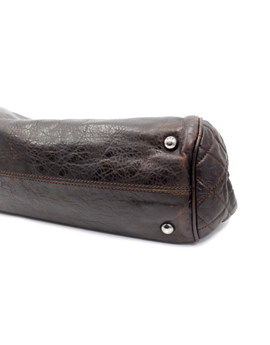 Chanel Shopping Pelle Marrone