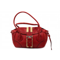 Prada Shopping Pelle Rossa