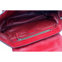 Prada Shopping Pelle Rossa