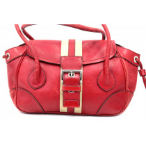 Prada Shopping Pelle Rossa