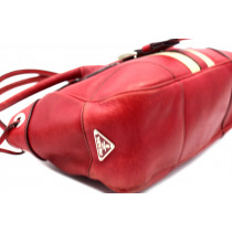 Prada Shopping Pelle Rossa