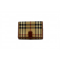 Burberry Portafoglio Check Beige