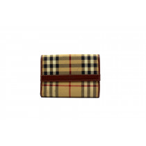 Burberry Portafoglio Check Beige