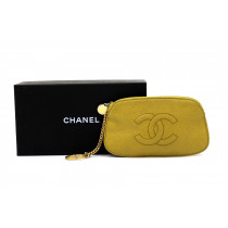 Chanel Portamonete Pelle Giallo