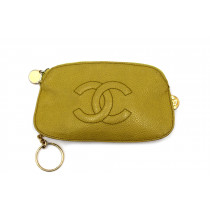 Chanel Portamonete Pelle Giallo