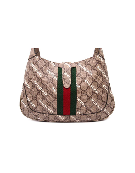 Gucci Per Balenciaga Jackie Tela Beige