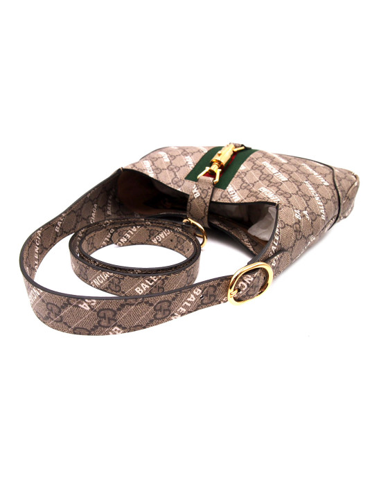 Gucci Per Balenciaga Jackie Tela Beige