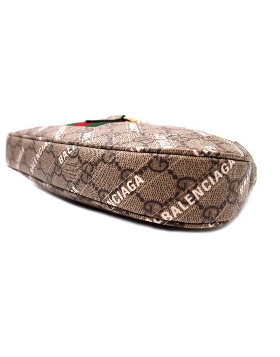 Gucci Per Balenciaga Jackie Tela Beige