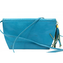 Fendi Tracolla Pelle Azzurra