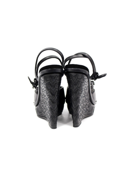 Bottega Veneta Sandalo Pelle Nera