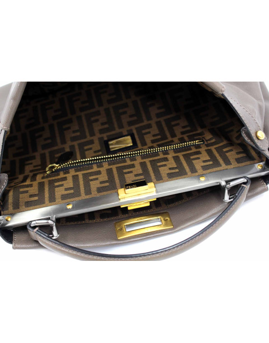 Fendi Peekaboo Pelle Tortora