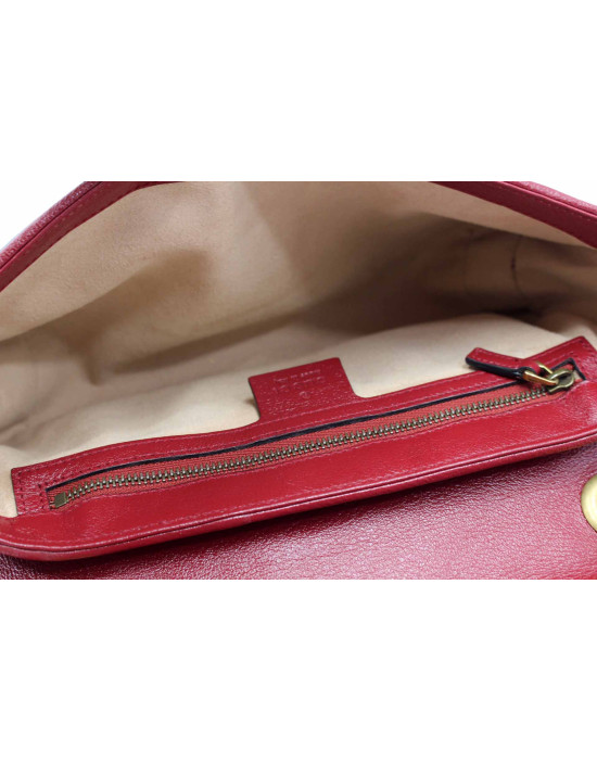Gucci Marmont Pelle Nera Profili rossi