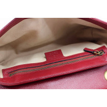 Gucci Marmont Pelle Nera Profili rossi