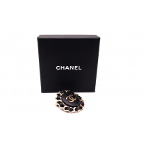 Chanel Spilla Pelle Nera