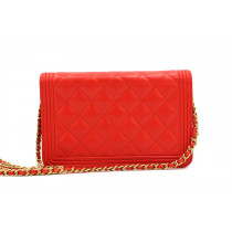 Chanel Boy Wallet Pelle Rossa