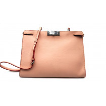 Fendi Peekaboo Pelle Rosa