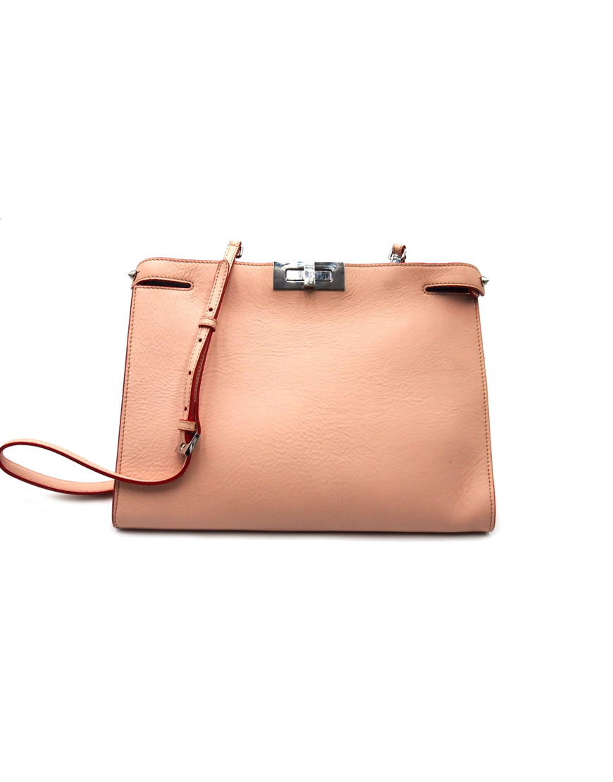 Fendi Peekaboo Pelle Rosa