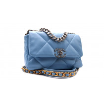 Chanel 19 Pelle Azzurra