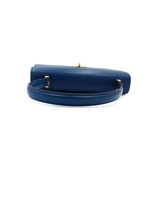 Louis Vuitton Malesherbes Pelle Epi Blu