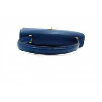 Louis Vuitton Malesherbes Pelle Epi Blu