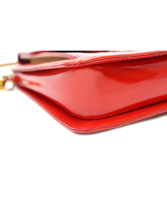 Louis Vuitton Mott Pochette Vernis Rossa