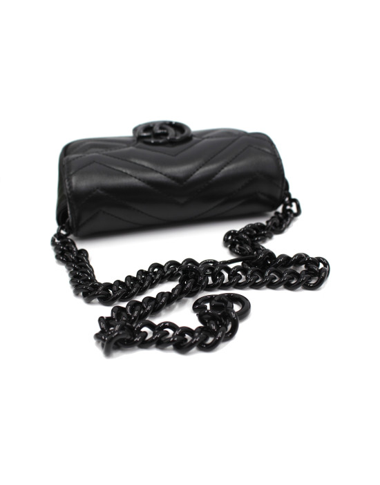 Gucci Marmont Marsupio Super Mini Total Black