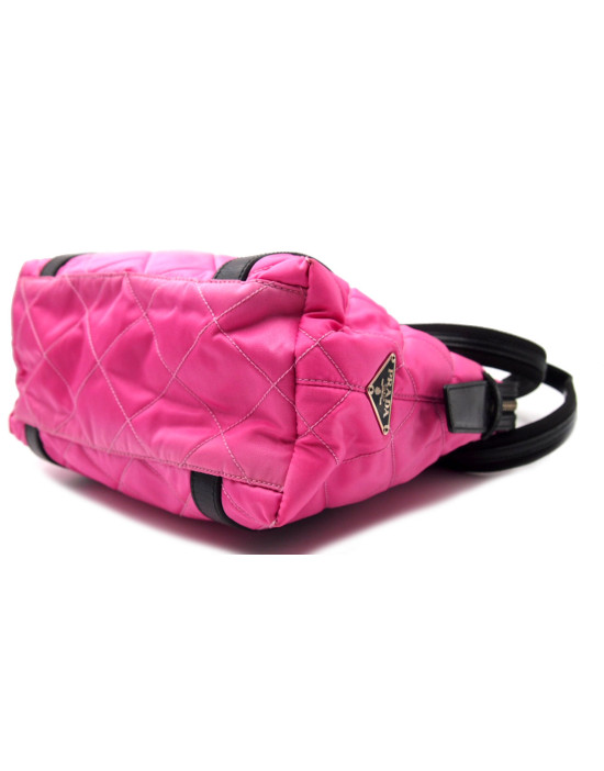 Prada Shopping Tela Vela Fucsia