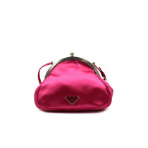 Prada Pochette Raso Fucsia