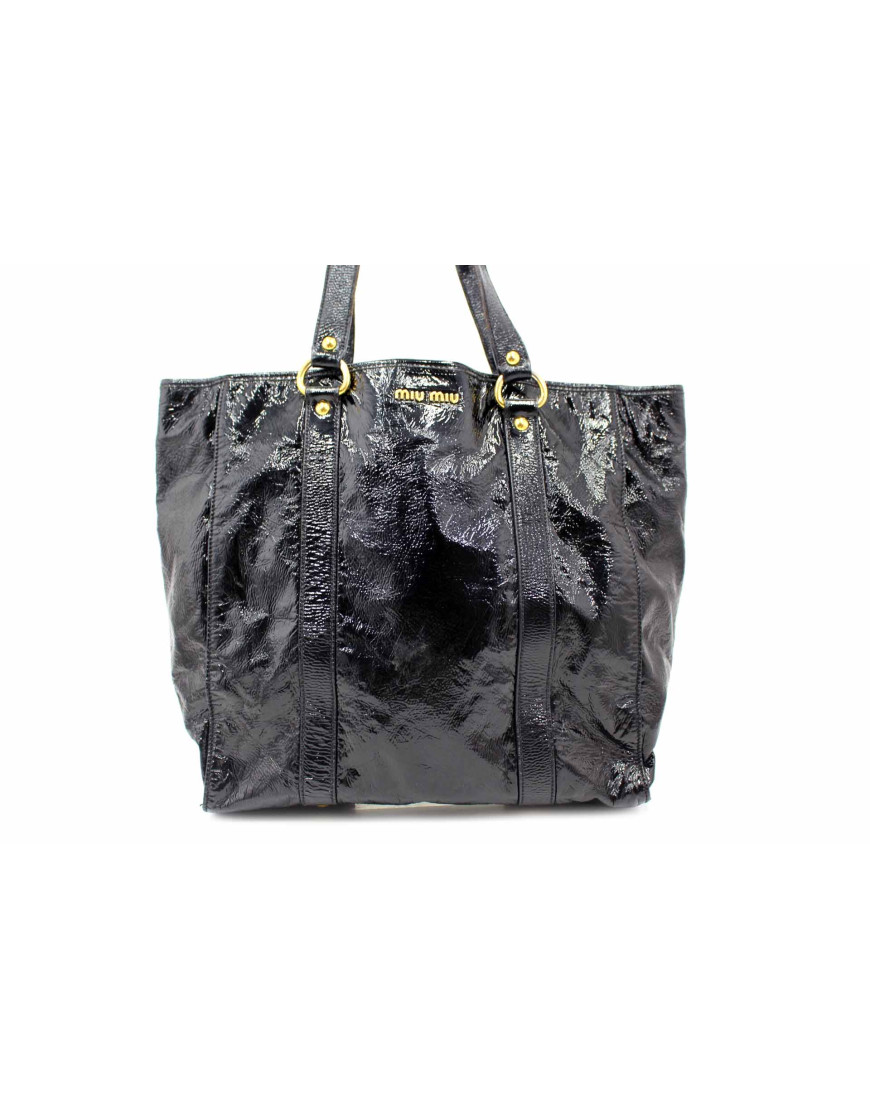 Miu Miu Tote Bag Vernis Nera