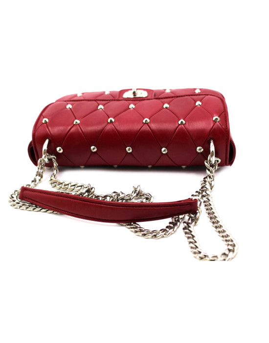 Miu Miu Tracolla Nappa Magenta Borchie